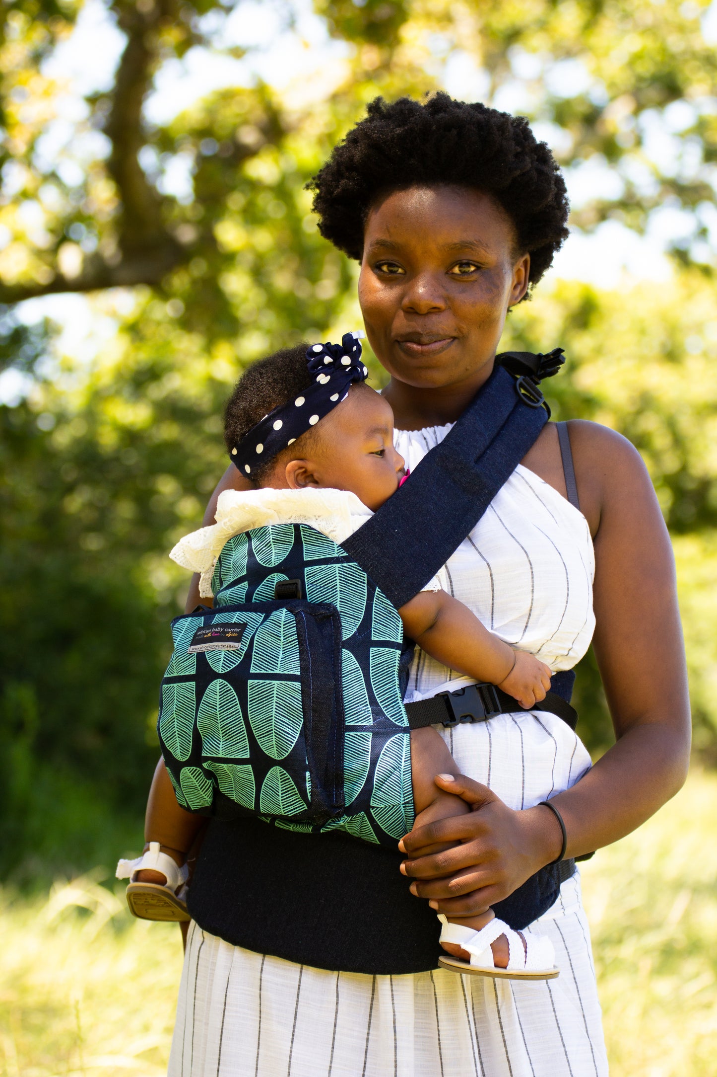 African Baby Carrier Deluxe Denim