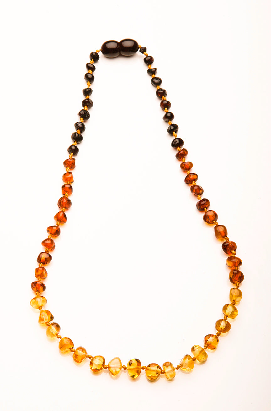 Teething necklace Rainbow inverted