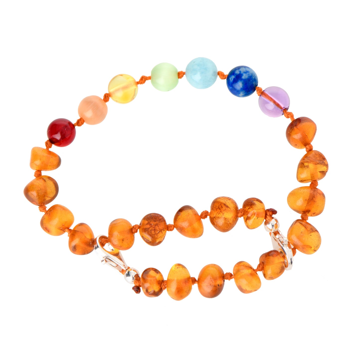 Anklet for Children -Cognac Chakra