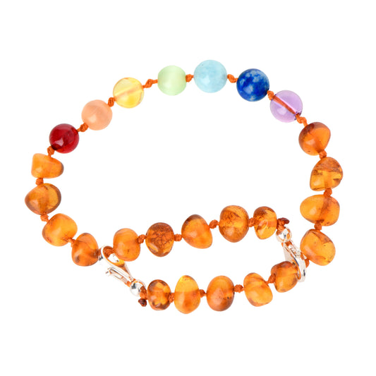 Anklet for Children -Cognac Chakra