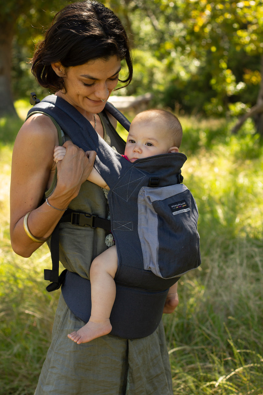 African Baby Carrier Original Grey Hemp