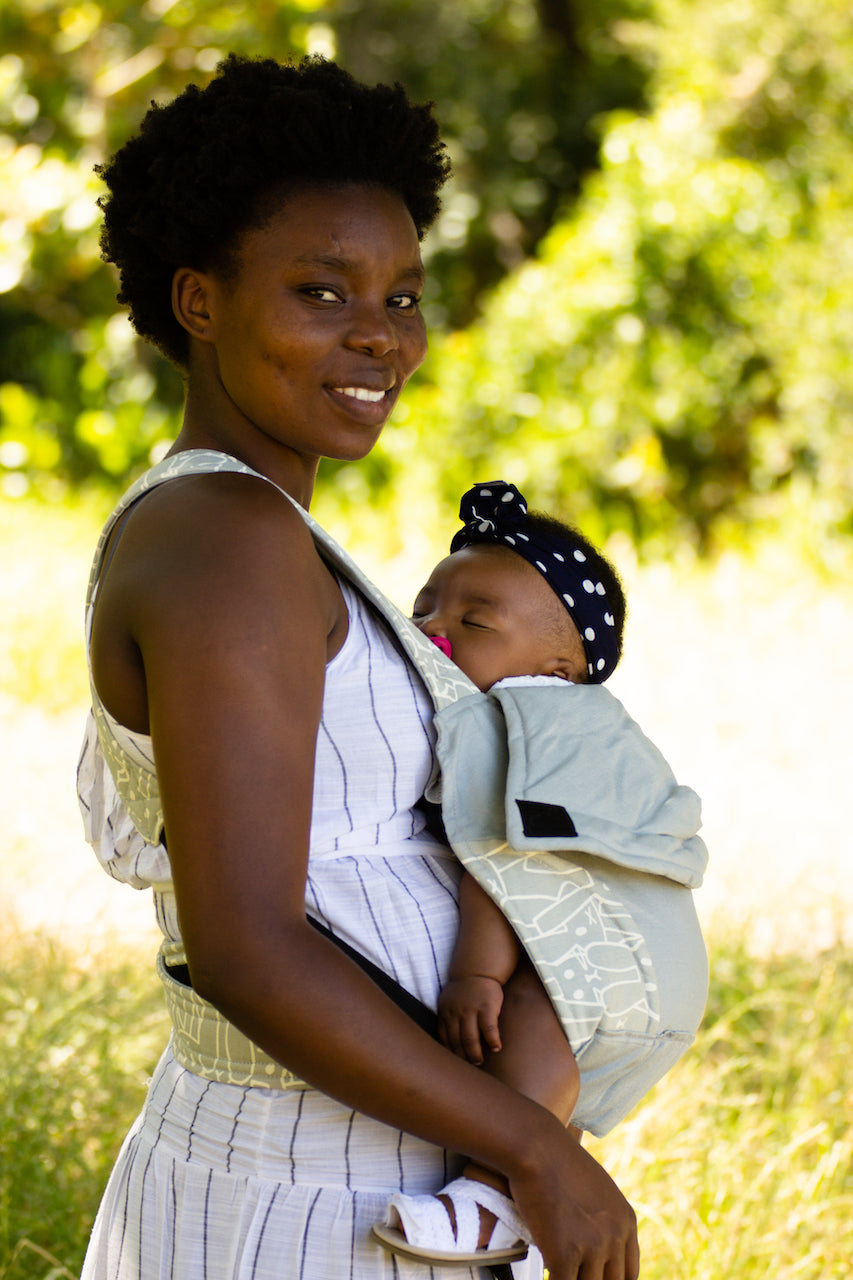 Baby Carrier for Newborns Beige Hemp