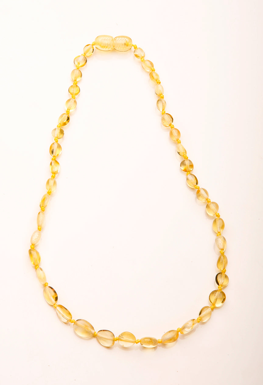 Teething necklace Lemon Bean