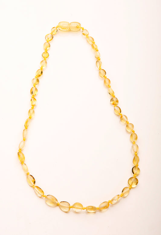 Teething necklace Lemon Bean