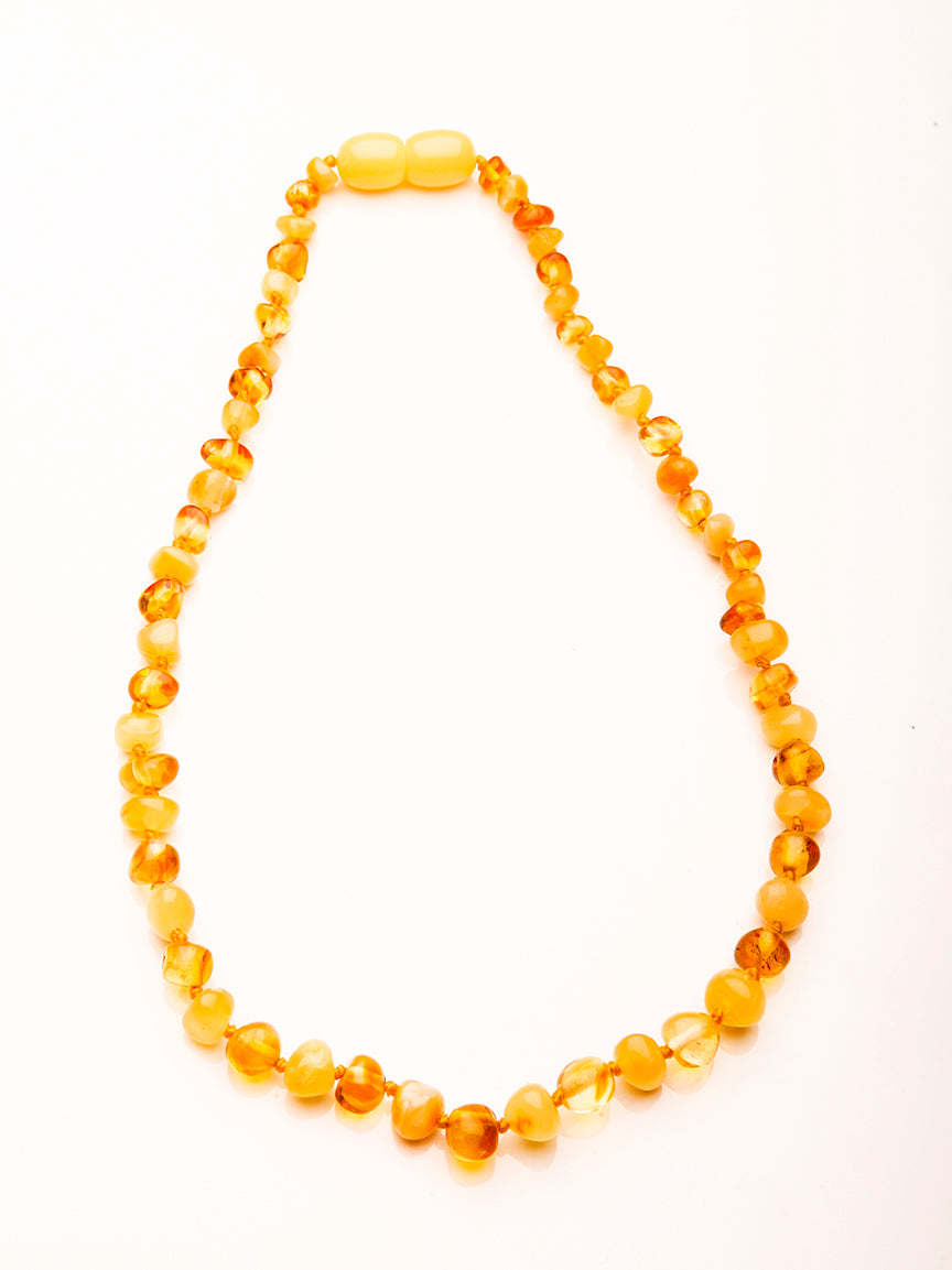 Teething necklace Lemon Milky